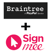 Braintree pus Signmee - company logos