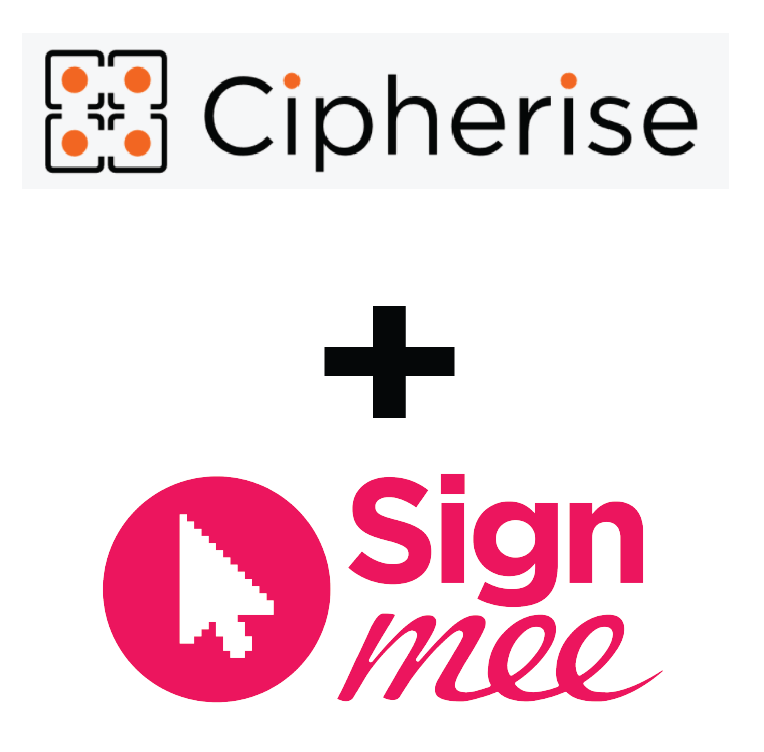 Cipherise pus Signmee - company logos